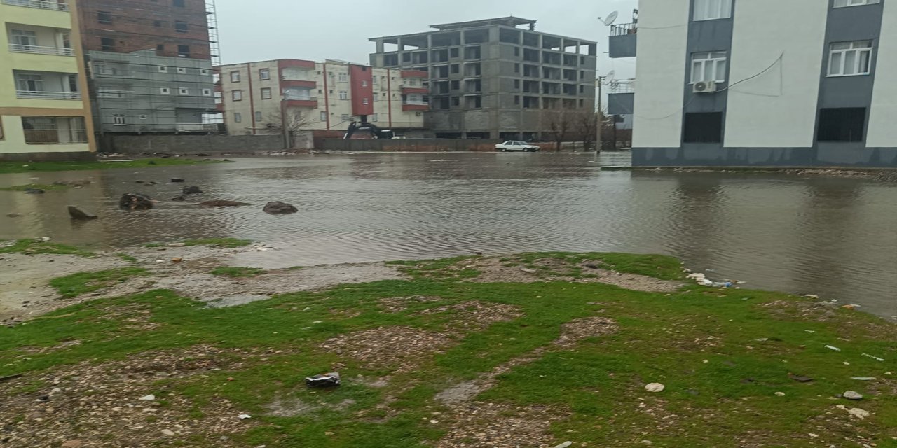 Diyarbakır'da kanalizasyon taşkını: Sokak göle döndü