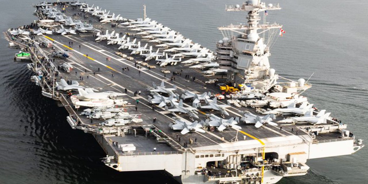 "Çamaşırhane yangını" dediler, USS Gerald R. Ford aylarca sürecek bakıma alındı