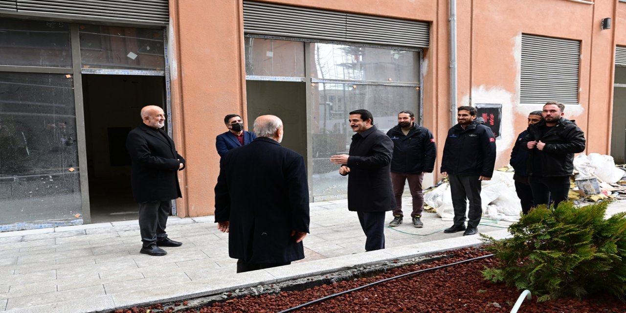 Battalgazi Belediye Başkanı Taşkın, Akpınar Çarşı Merkezi’nde incelemelerde bulundu