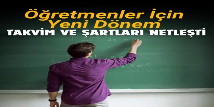 Öğretmenlerin alan değişikliğine bağlı yer değiştirme atamaları 28 Nisan'da yapılacak