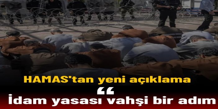 HAMAS: Siyonist rejimin esirlere idam yasası vahşi bir adım