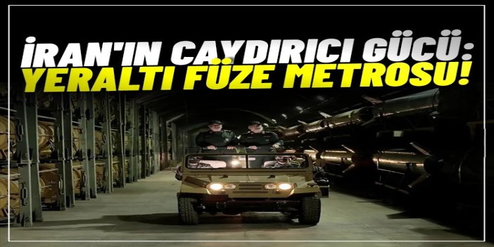 İran'ın "yeraltı füze metrosu" caydırıcı gücünü gösteriyor