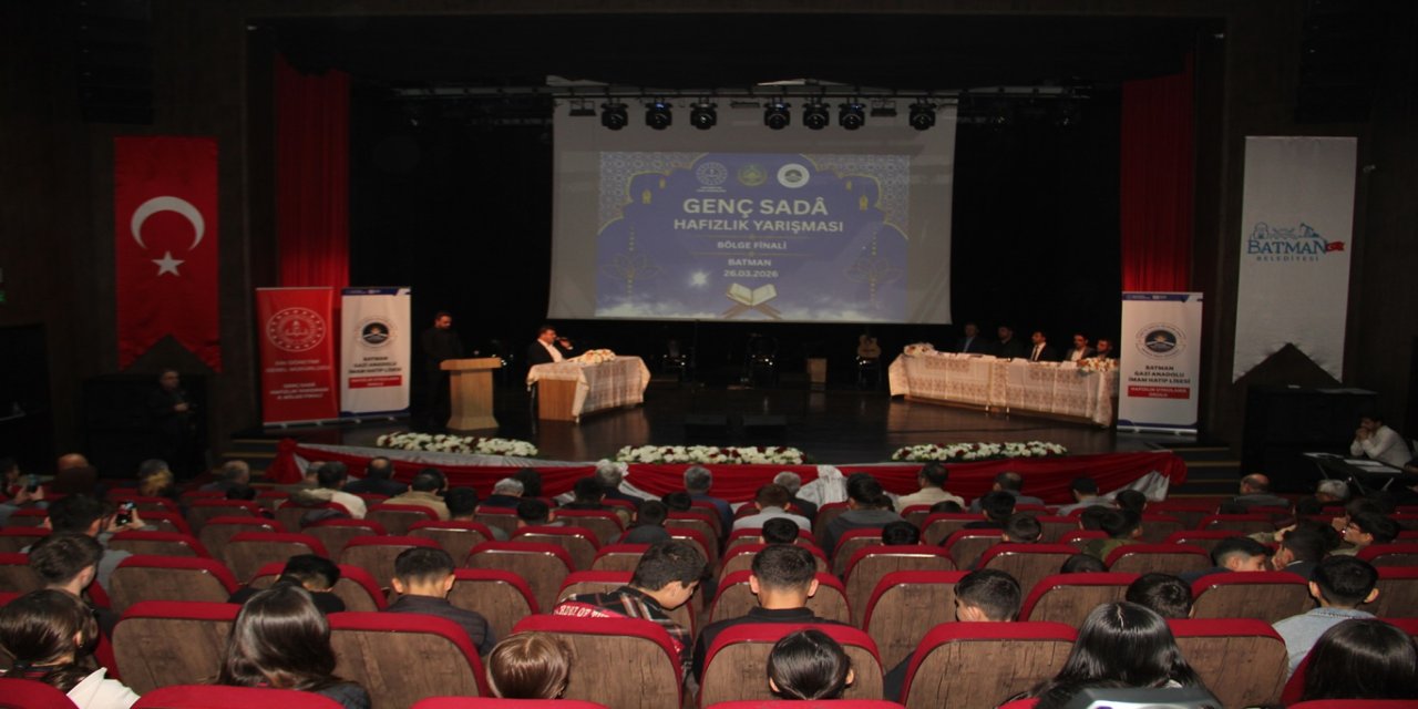 Batman'da Genç Sadâ Hafızlık Yarışması düzenlendi