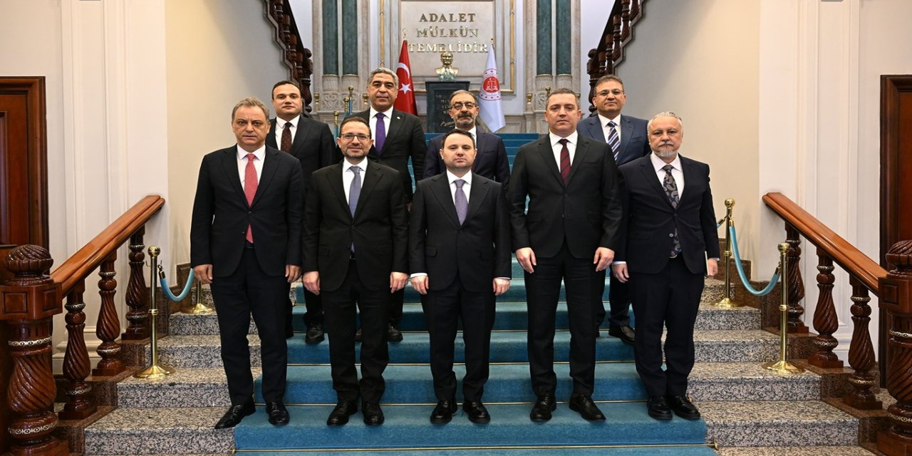 Adalet Bakanı Akın Gürlek, Türkiye Barolar Birliği Başkanı ve heyetini kabul etti