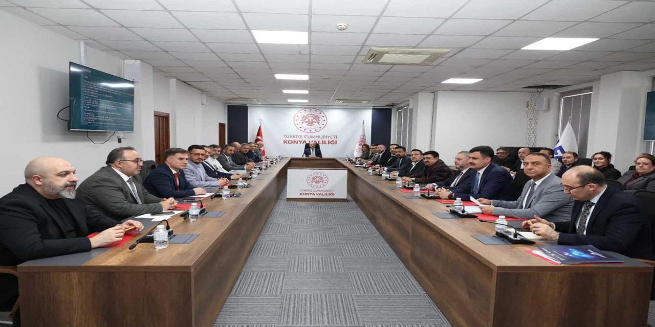 Konya’da Turizm Geliştirme Ajansı toplantısı gerçekleştirildi