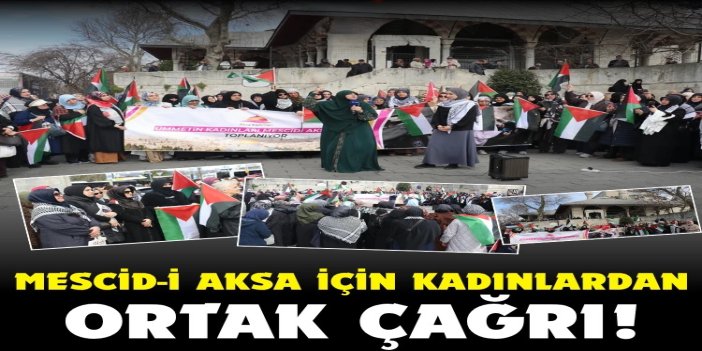 Kadınlardan Mescid-i Aksa'nın kapalı kalmasına tepki