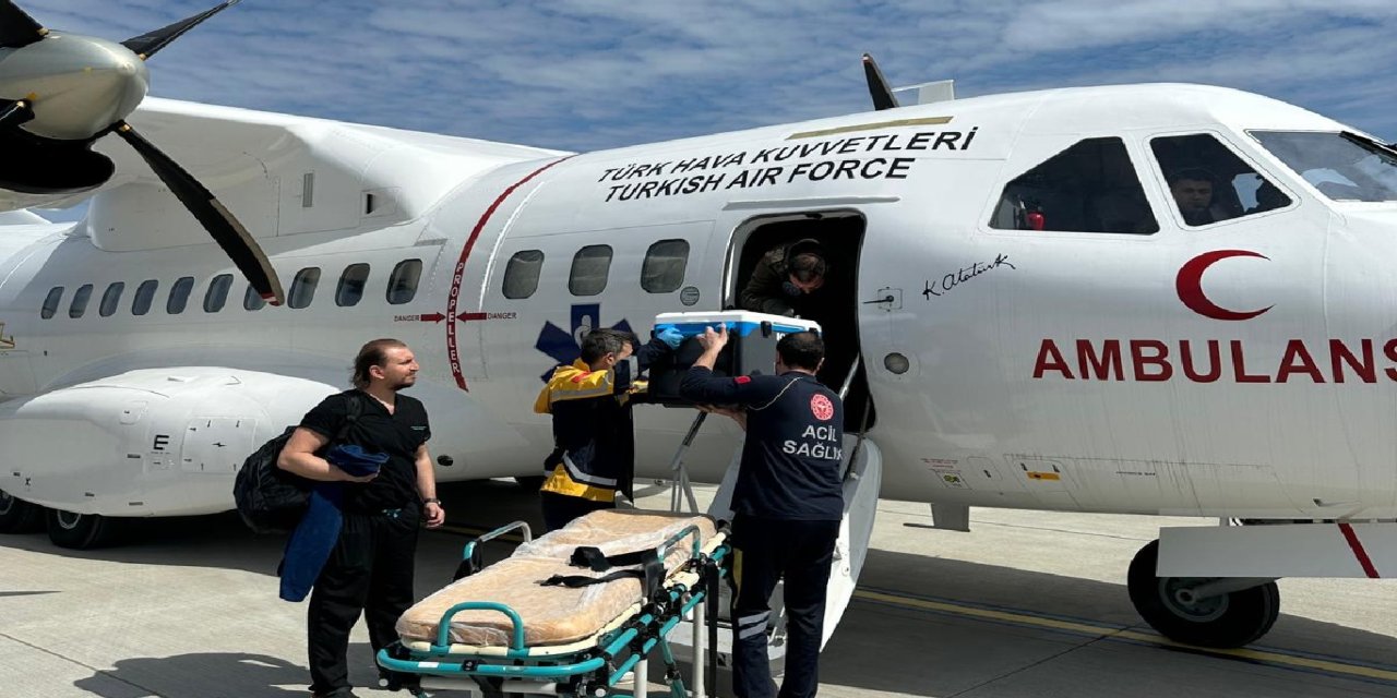 Organ nakli bekleyen hasta için Ordu'dan Ankara'ya akciğer grefti getirildi