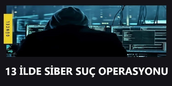 13 ilde siber suç operasyonu: 183 şüpheli yakalandı