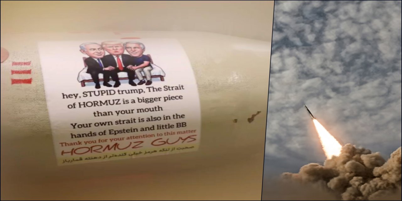 İran’dan Trump ve netanyahuya alaylı füze mesajı: Hürmüz senin ağzından büyük