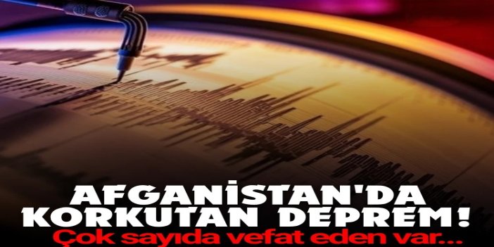 Afganistan'da 6,3 büyüklüğünde deprem