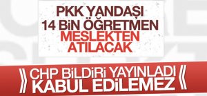 PKK Yandaşı 14 bin öğretmen meslekten atılacak