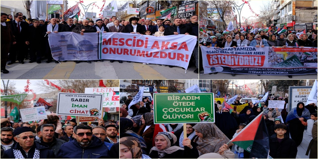 Van’da ABD ve siyonist rejimin Orta Doğu’daki emperyalist politikalarına tepki