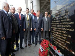 Atatürk Havalimanı saldırısında şehid olanlar için anıt!