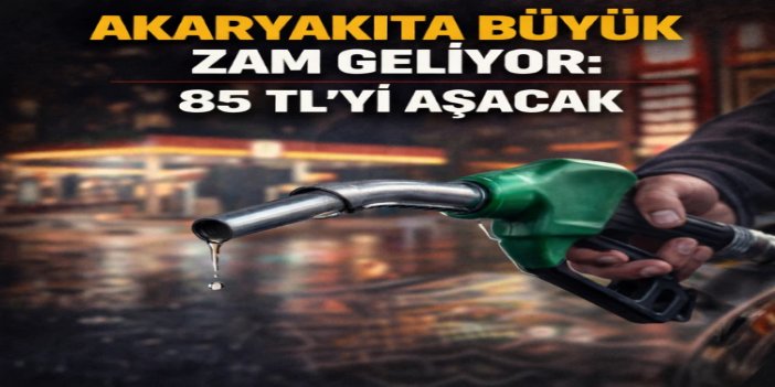 Motorine 7,67 TL, benzine 2,29 TL zam yolda