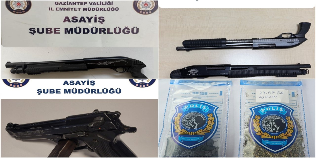 Gaziantep'te çeşitli suçlardan aranan 18 kişi yakalandı