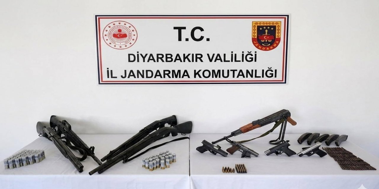 Diyarbakır’da ruhsatsız silah operasyonu