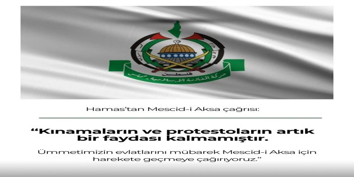 HAMAS'tan Ben-Gvir'in Mescid-i Aksa baskınına tepki: Mabed üzerinde tam hakimiyet kurma planı