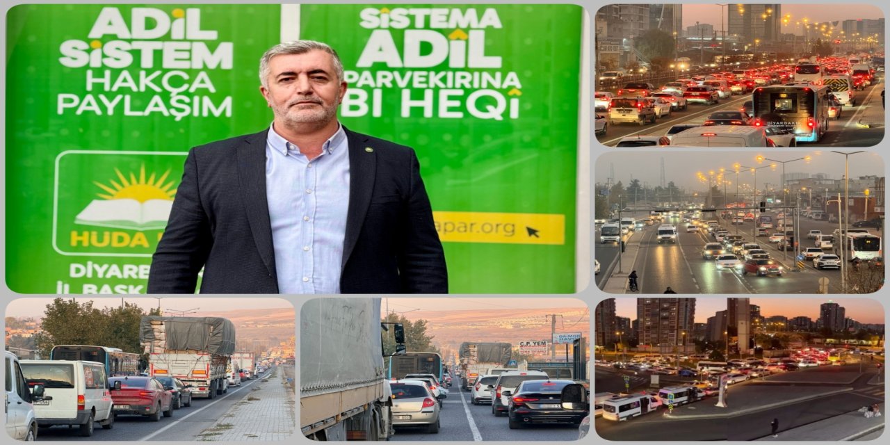 HÜDA PAR Diyarbakır İl Başkanı Gülsever: Trafik çilesi büyüyor, raylı sistem için artık adım atılmalı