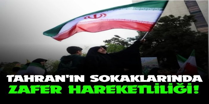 Ateşkes sonrası Tahran’da sokaklarında zafer hareketliliği