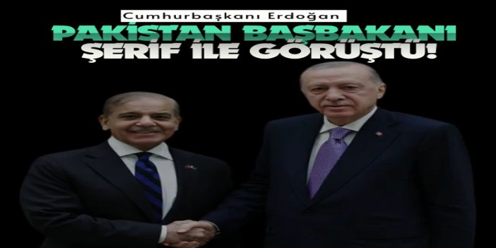 Cumhurbaşkanı Erdoğan, Pakistan Başbakanı Şerif ile görüştü
