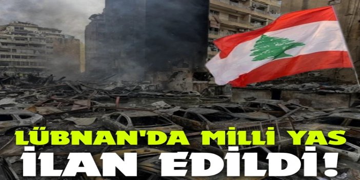 Lübnan'da, 1 günlük milli yas ilan edildi