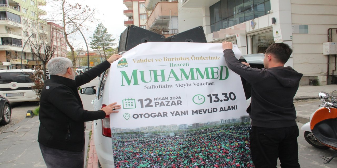 Batman'da Mevlid-i Nebi heyecanı: Davet çalışmaları sürüyor