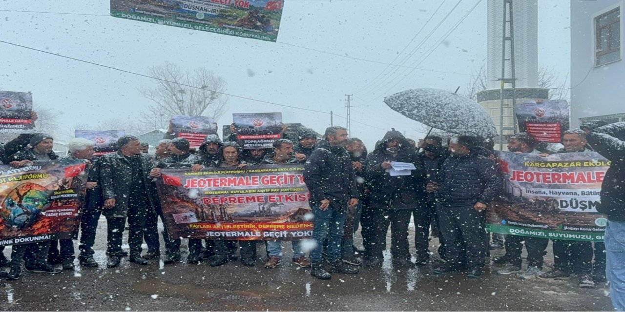 Bingöl Karlıova'da jeotermale tepki