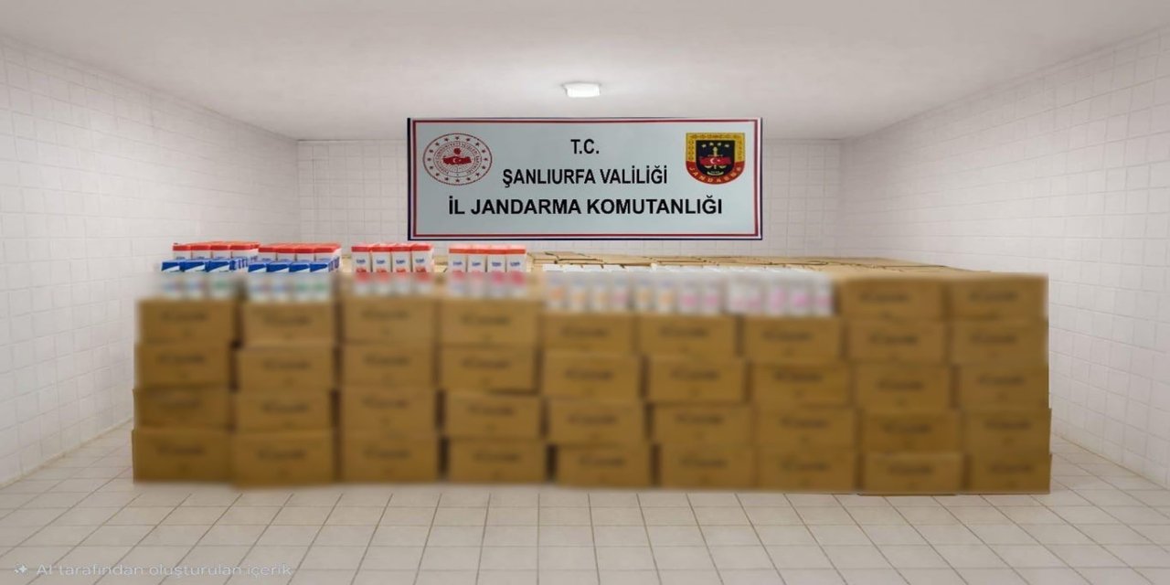 Şanlıurfa'da sahte şampuan operasyonu: 6 bin 879 ürün ele geçirildi