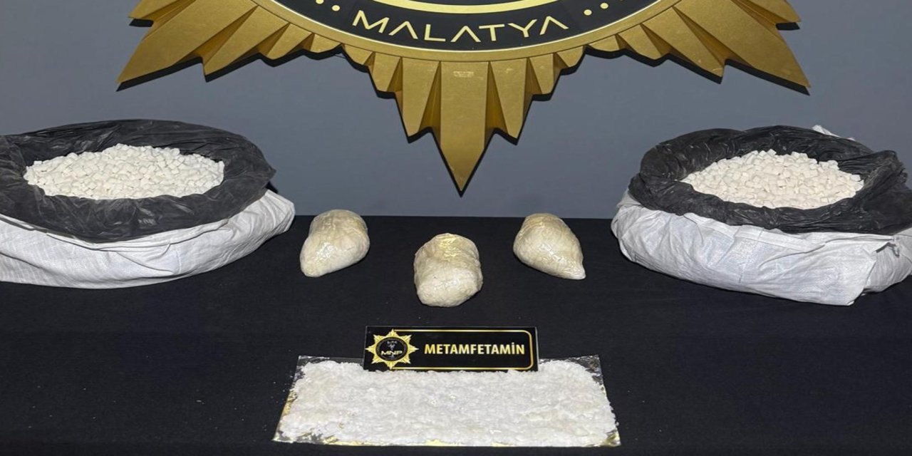 Malatya'da şeker çuvallarının içinde uyuşturucu ele geçirildi