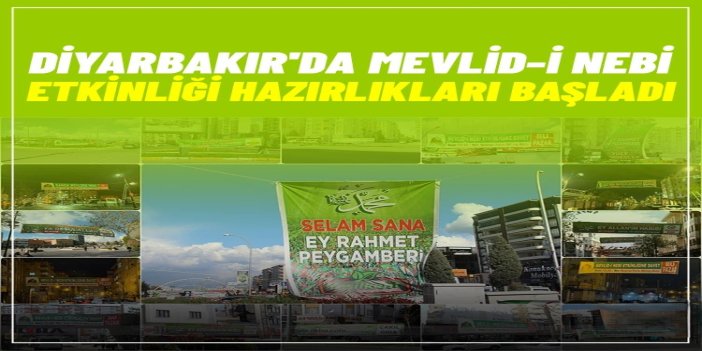 Diyarbakır'da Mevlid-i Nebi etkinliği hazırlıkları başladı