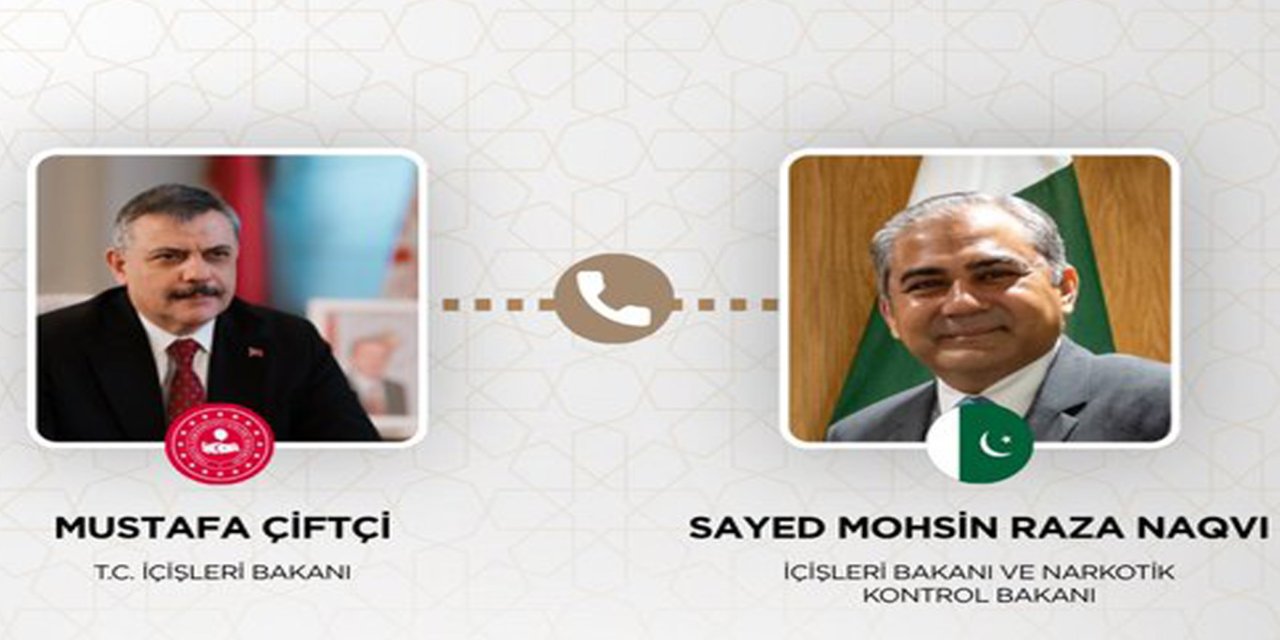 Bakan Çiftçi, Pakistanlı mevkidaşı Naqvi ile görüştü