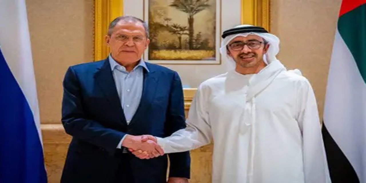 Rusya Dışişleri Bakanı Lavrov, BAE'li mevkidaşı Al Nahyan ile görüştü