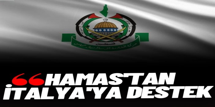 HAMAS'tan İtalya'ya destek: Siyonist rejime karşı izolasyon artmalı
