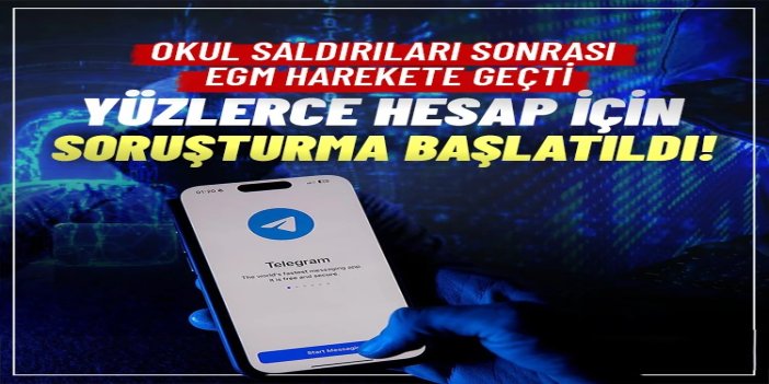 EMG, okul saldırıları sonrası 591 hesap hakkında adli süreç başlattığını duyurdu