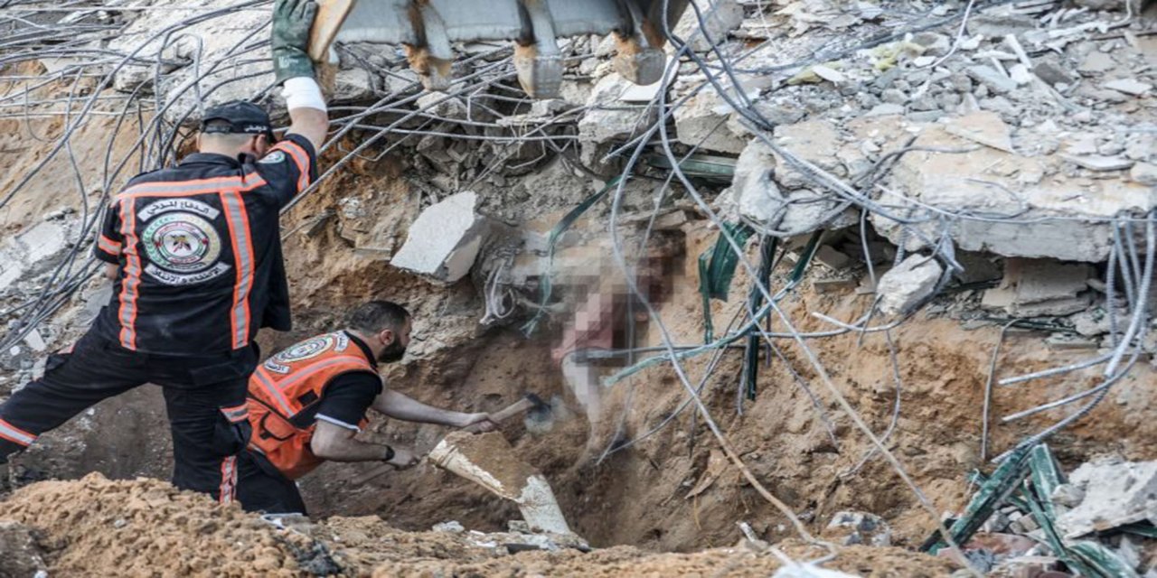 Refah'ta enkaz altında şehitler: Sivil savunmadan acil çağrı