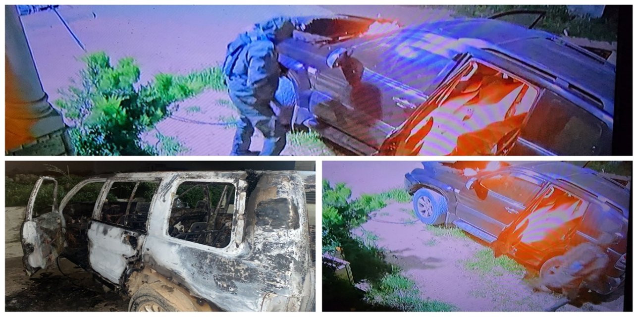 Siyonist çeteler, Filistinlilere ait iki aracı kundakladı