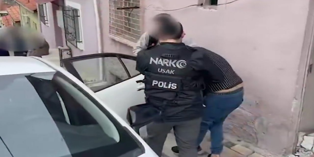 Uşak’ta uyuşturucu operasyonu: 5 kişi tutuklandı