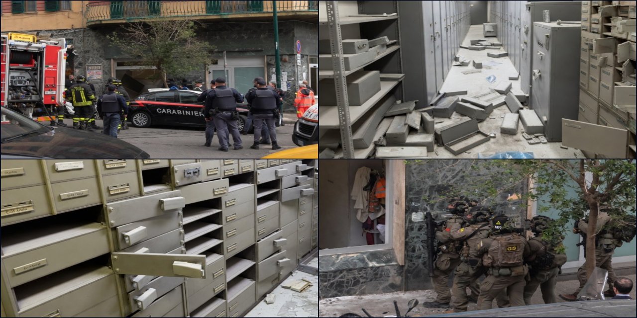 Napoli’de gündüz vakti banka soygunu: 25 kişi rehin alındı