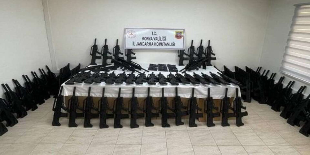 Konya'da silah ve mühimmat operasyonu: 3 tutuklama