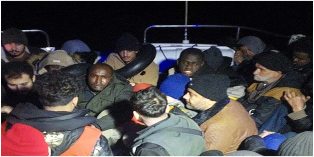 Bodrum açıklarında facianın eşiğinden dönüldü: 30 göçmen kurtarıldı