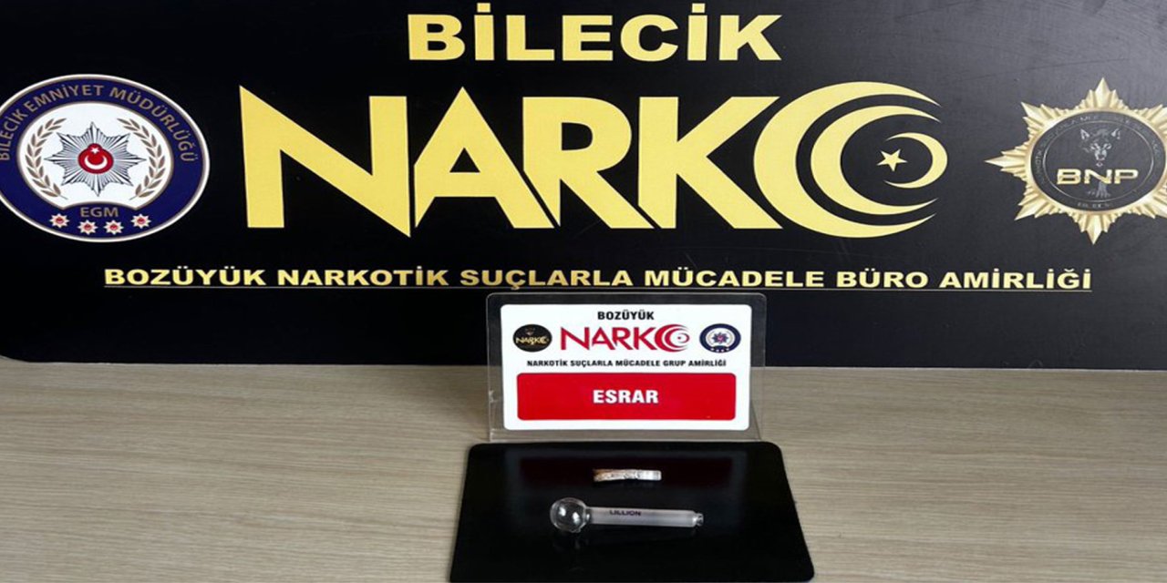Bilecik’te uyuşturucu operasyonu: Bir şüpheli yakalandı