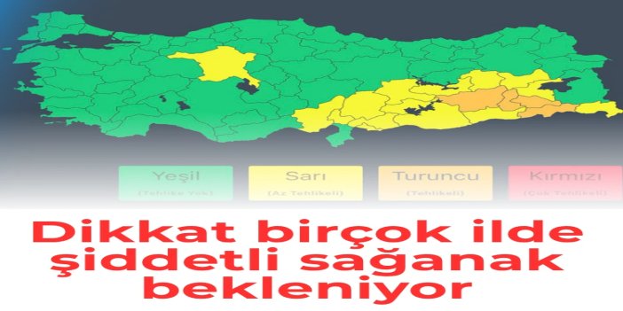 İçişleri Bakanlığı: Birçok ilde kuvvetli ve şiddetli sağanak bekleniyor