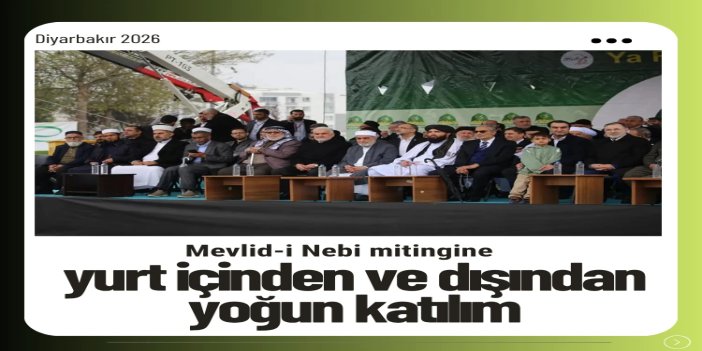 Mevlid-i Nebi mitingine yurt içi ve yurt dışından katılan yetkililer takdim edildi