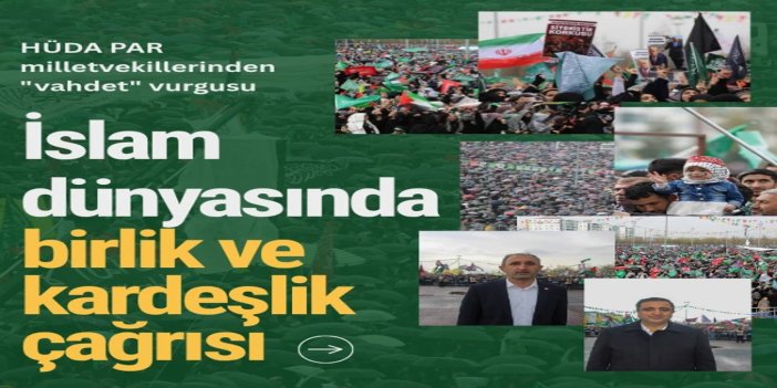 Mevlid-i Nebi etkinliğinde HÜDA PAR milletvekillerinden "vahdet" vurgusu