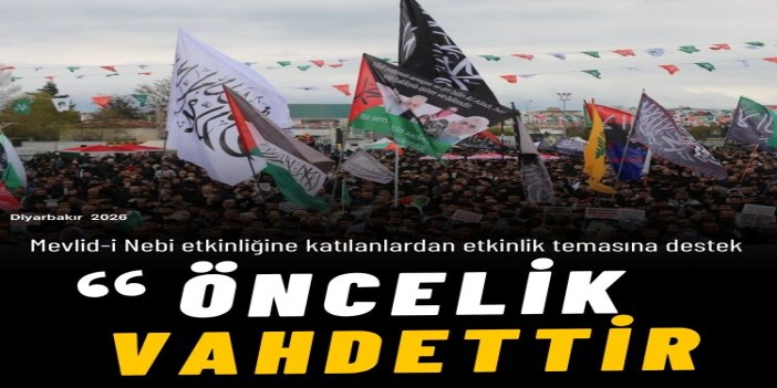 Mevlid-i Nebi etkinliğine katılanlardan etkinlik temasına destek: Vahdet mesajı çok isabetli