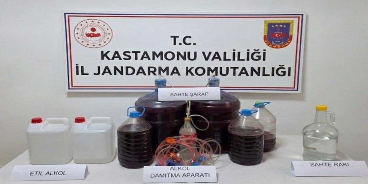 Kastamonu’da metil alkol operasyonu