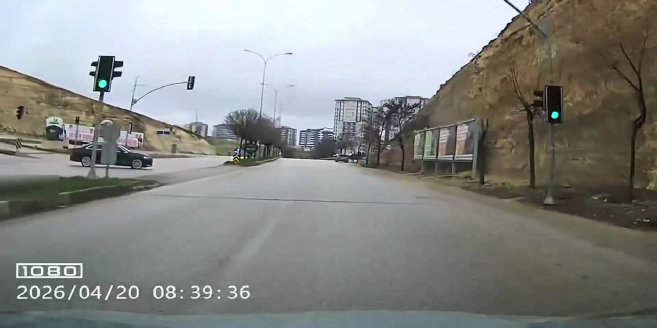 Gaziantep'te kırmızı ışık ihlali paylaşımına idari para cezası