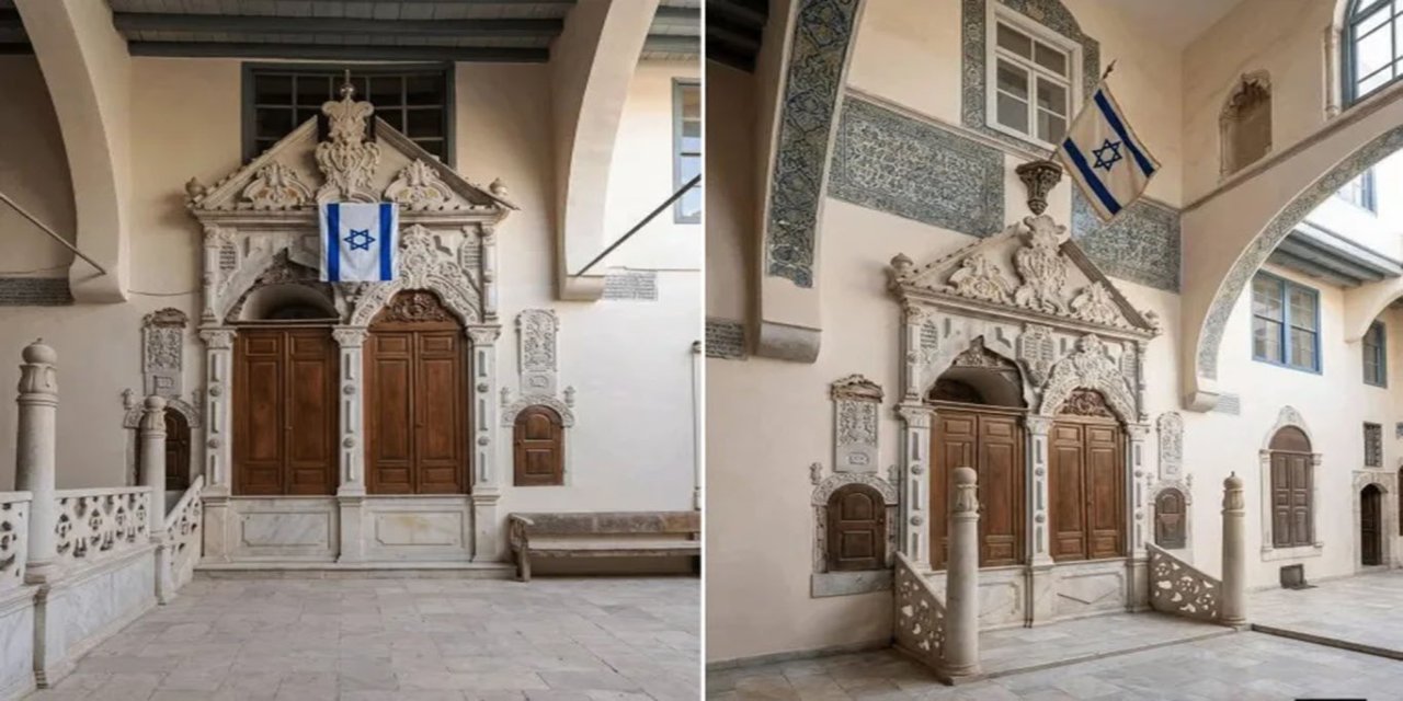 "Şam'da sinagogda israil bayrağı" iddiası: Görüntü sahte çıktı