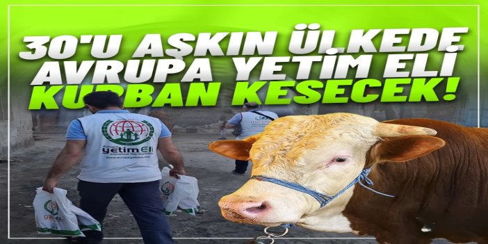 Avrupa Yetim Eli, 30'u aşkın ülkede kurban vekâletlerini yerine getirecek