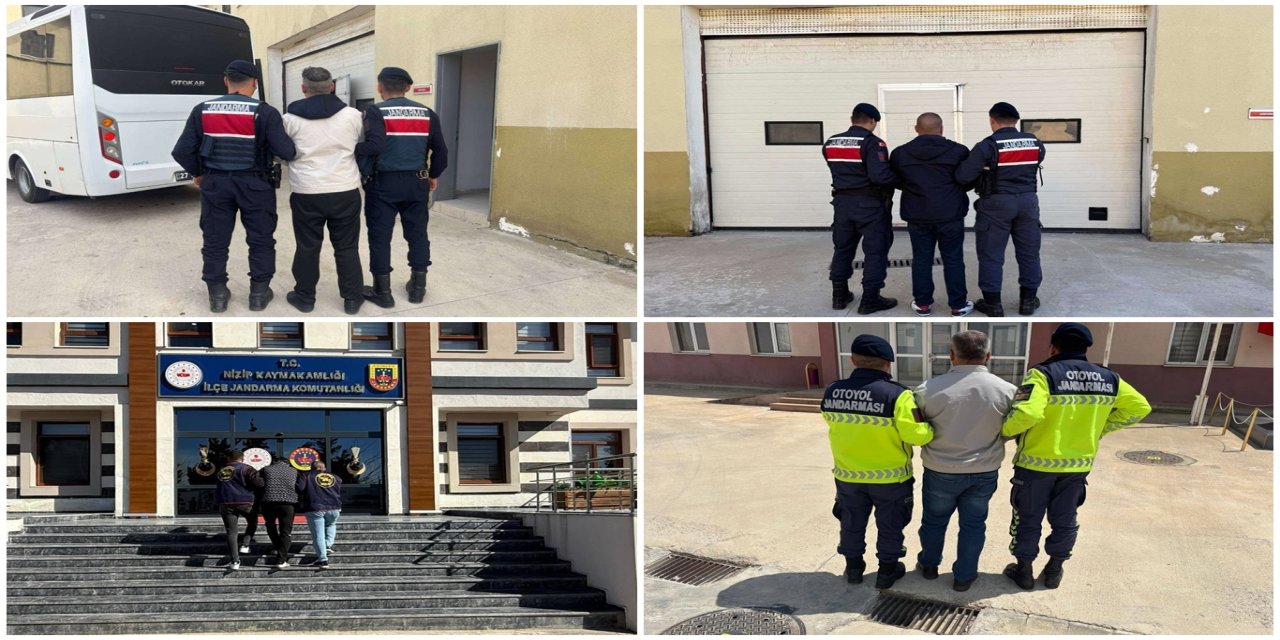 Gaziantep'te çeşitli suçlardan aranan 4 şahıs yakalandı